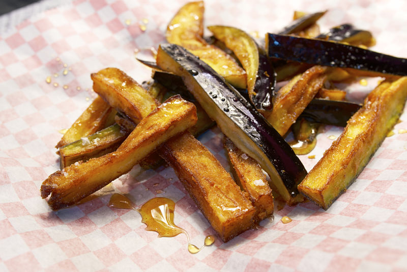 Berenjenas fritas, una tapa original para bar